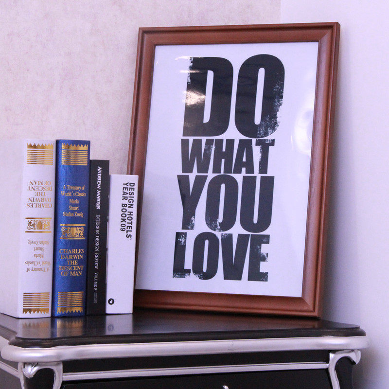 Wholesale creative three-dimensional solid wood photo frame Wall setting table 7 inch modern simple North U-shaped A4 wooden retro picture frame