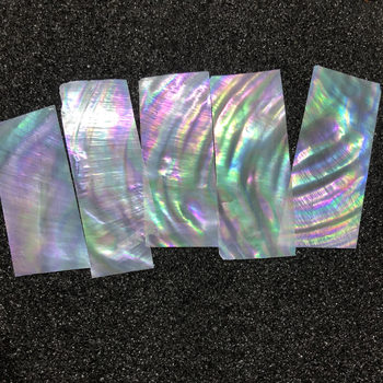 Natural Colored Freshwater White Shell Mother-Of-Pearl Inlay Luminous Shell Flat Replacement Patch Club Lighter Mother-Of-Pearl Piece