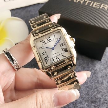 Foreign Trade Watch Pointer Accessories Fashion Classic Business Sports Watch Square Dial Roman Numeral Quartz Watch