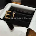 Black gold buckle 3cm