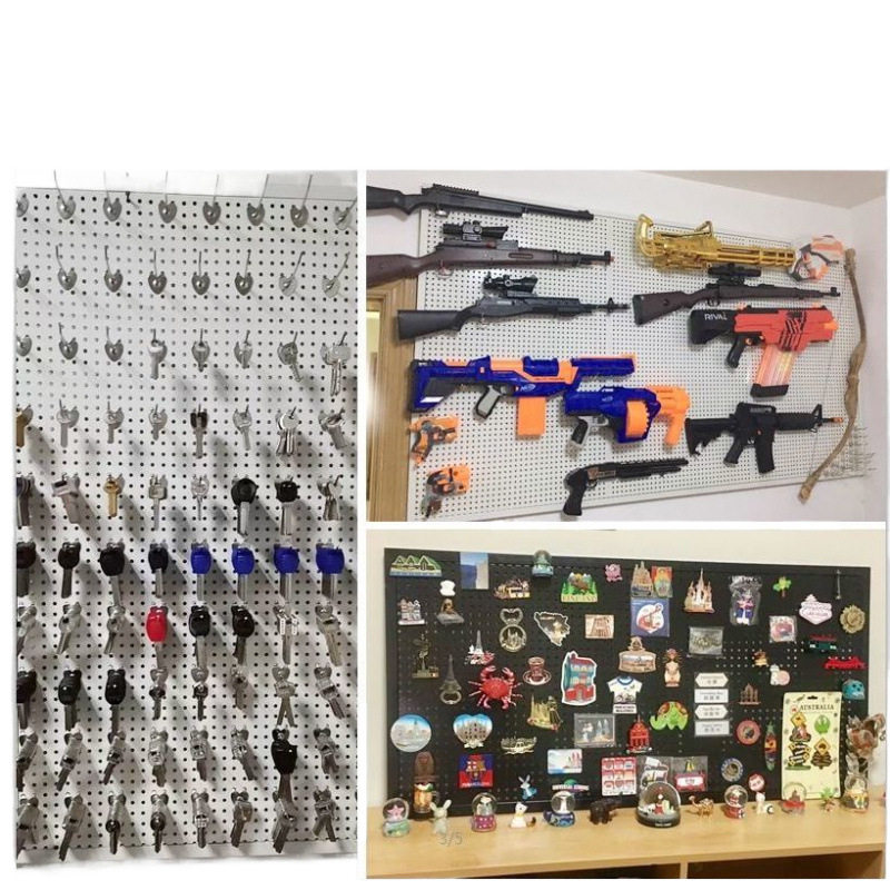 Round Hole Hole Board Storage Rack Jewelry Accessories Display Rack Wall Storage Rack Hardware Tool Wall Hanging Board