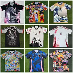 Japan National Team Jersey Special Edition Short-sleeved Jersey Personality Leader Sakura Comic Football Suit Fans Edition T-shirt