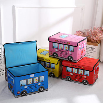 Japanese Cartoon Car Storage Box Foldableable Dormitory Clothing Storage Box Waterproof and Moisture-Proof Toy Snack Storage Box