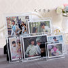 Creative transparent 7 inch photo frame crystal 8 inch photo frame children 10 inch horizontal frame table wholesale 6 inch glass photo frame