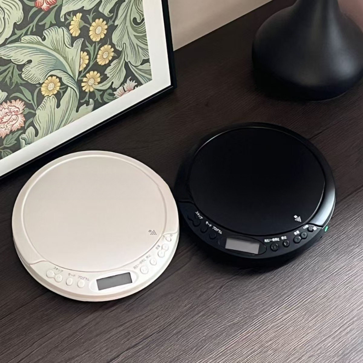 Cross-Border Mini Portable Cd Player English Walkman Dvd Player Learning Machine Bluetooth Machine Prenatal Education Machine Black