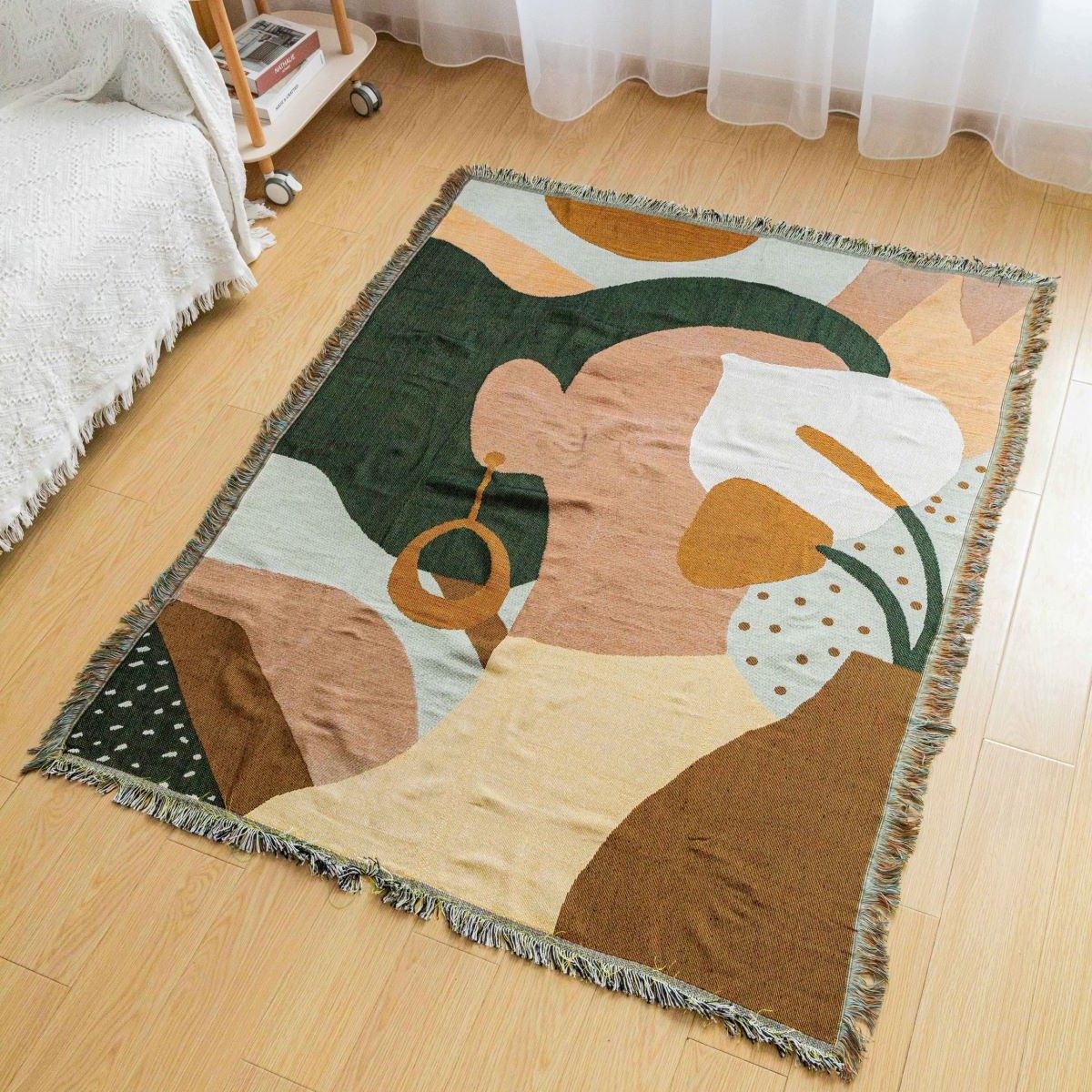 New Jacquard Tapestries Outdoor Camping Blanket Four Seasons Universal Blanket Home Nap Air Conditioning Cover Blanket Sofa Towel Wholesale
