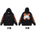 18 black of hooded sweatshirt