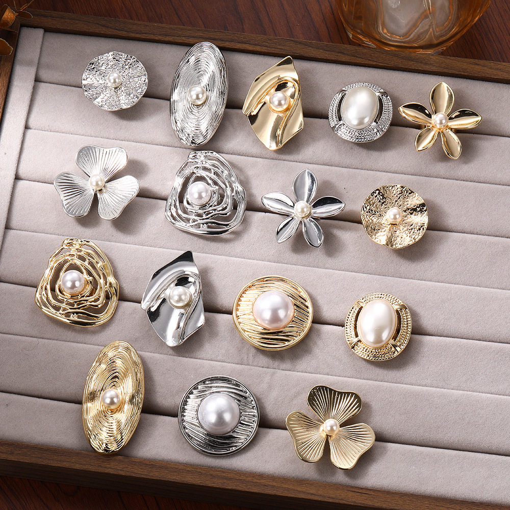 Manufacturer European and American ins style alloy ring irre...