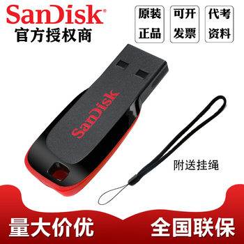Wholesale Sandisk Cool Blade USB Disk 16g 32g 64g 128g Mini Car Music USB Disk Driving Recorder Cz50