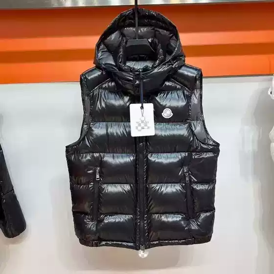 Mengjia Same Style Striped Nfc Cotton Jacket Cross-Border Cotton Clothing Detachable Hooded Vest for Men and Women Couples Winter Vest