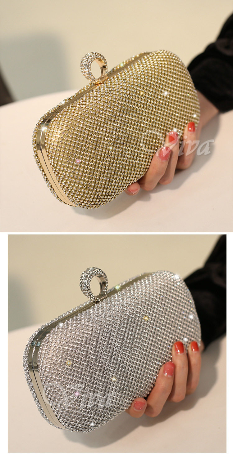 New Model Rhinestone Evening Clutch Bag, Celebrity Dress Evening Bag, Elegant and Sparkling for Ladies 3 undefined