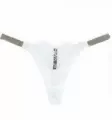 White lace thong