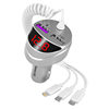New car phone super fast charging charger one-to-three dual USB car charger cigarette lighter cross-border hot