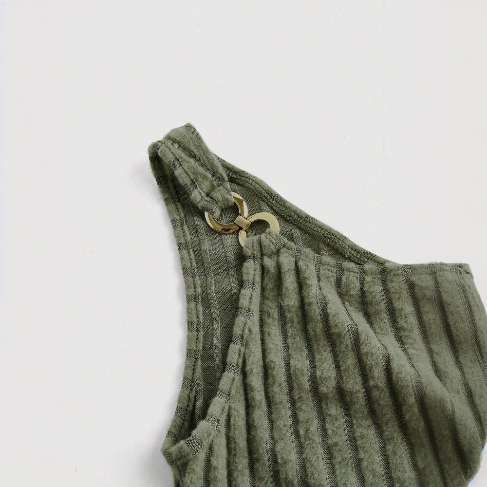 Womens Sexy Asymmetrical Strap Tank Top Unique Design Slim Fit Spring Summer Style Wholesale Available