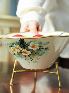 家用摆件轻奢点心盘果盘