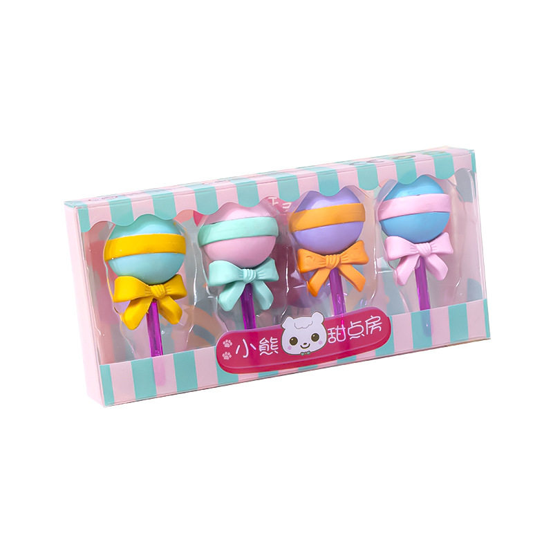 Creative Ice Cream Dessert Eraser Three-dimensional Modeling Rubber Cartoon Cute Simulation Rubber suit Student Prizes