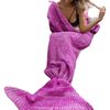 Genuine Mermaid Blanket Blanket Wool Knitted Fish Tail Blanket Air-conditioning Blanket Birthday Gift Christmas Gift M02