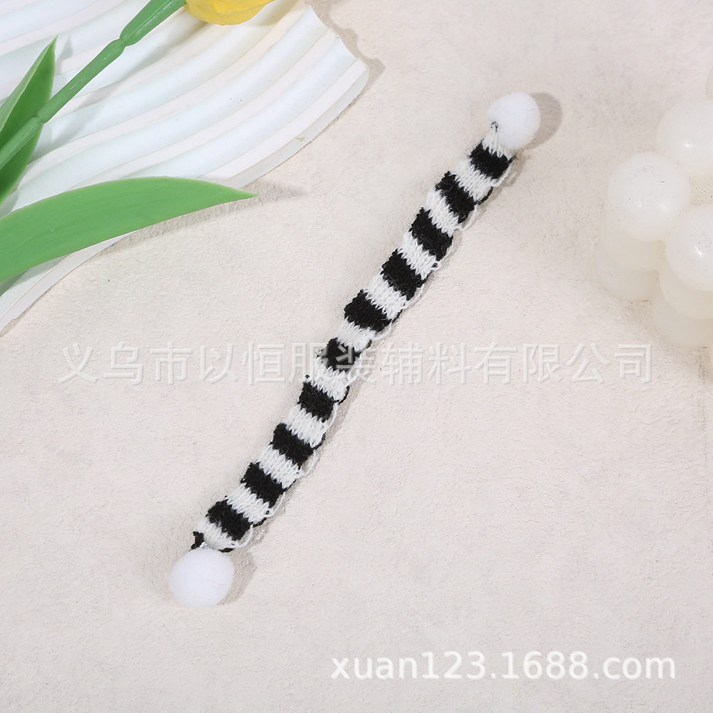 现货圣诞迷你针织小围巾卡通公仔娃娃DIY玩具围脖配饰圣诞节装饰