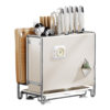Kitchen Knife Rack Storage Rack Countertop Multi-Functional Chopstick Cage Kitchen Knife Cutting Board Integrated Knife Storage Box