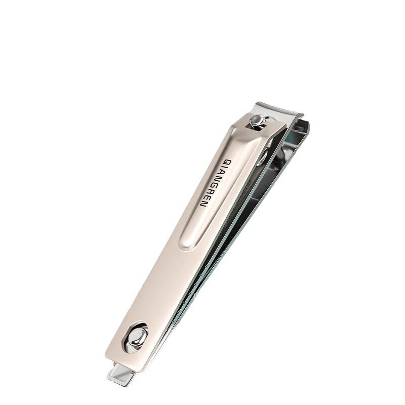 Genuine Strong Large Oblique Nail Clippers Portable Nail Scissors Pointed Mouth Pedicure Nail Groove Special Manicure Nail Clipper