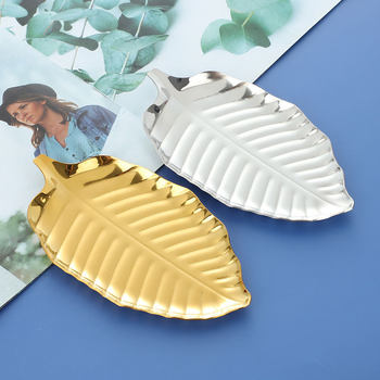 Wholesale 304 stainless steel spoon kitchenware tray shelf household fruit plate snack plate hotel dining towel plate