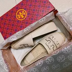 Correct cross-border single shoe women's genuine leather 2026 new breathable European woven small fragrant style TB fisherman shoes for women
