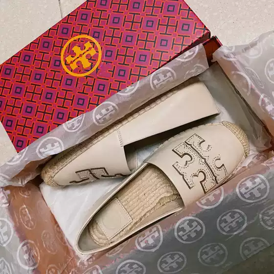 Correct cross-border single shoe women's genuine leather 2026 new breathable European woven small fragrant style TB fisherman shoes for women