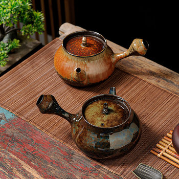 New Chaozhou Mingde Garden Xianglong Electric Pottery Stove Household Office Sand Pot Manual Side Pot Tea Boiling Stove Set