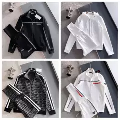 Cross-Border Correct Version 25 Autumn/Winter New Trendy Brand Casual Versatile Fashion Unisex Sweatshirt and Sweatpants Set
