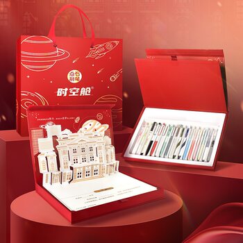 Children's Day Gift Pen Set for Admissions Notice, Dream Chasing Future Stationery Set, Exam Gift, Back-To-School Gift Box