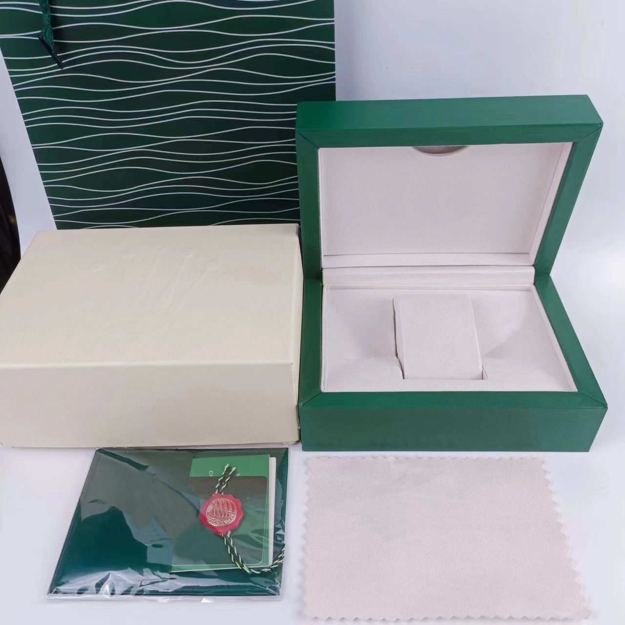 Original Watch Box, Watch Box, Green Water Ghost, Black Water Ghost, Laojia Packaging Box, Wavy Pattern Gift Packaging, Wholesale Delivery