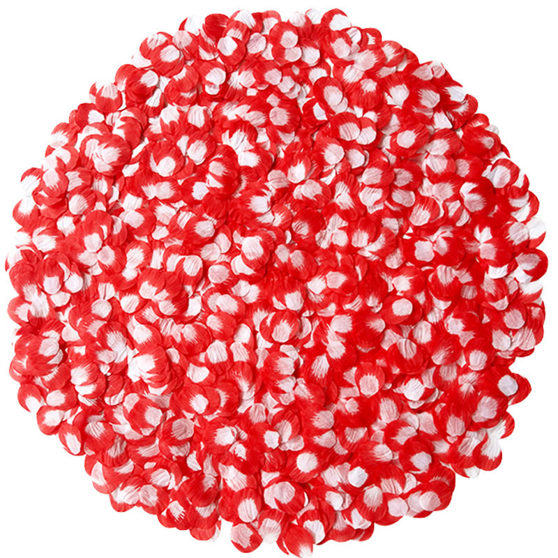 Wedding Salute Filling Wedding Hand Throwing Simulation Petal Happy Character Peach Heart Hand Throwing Color Belt Flower Atmosphere Birthday Props