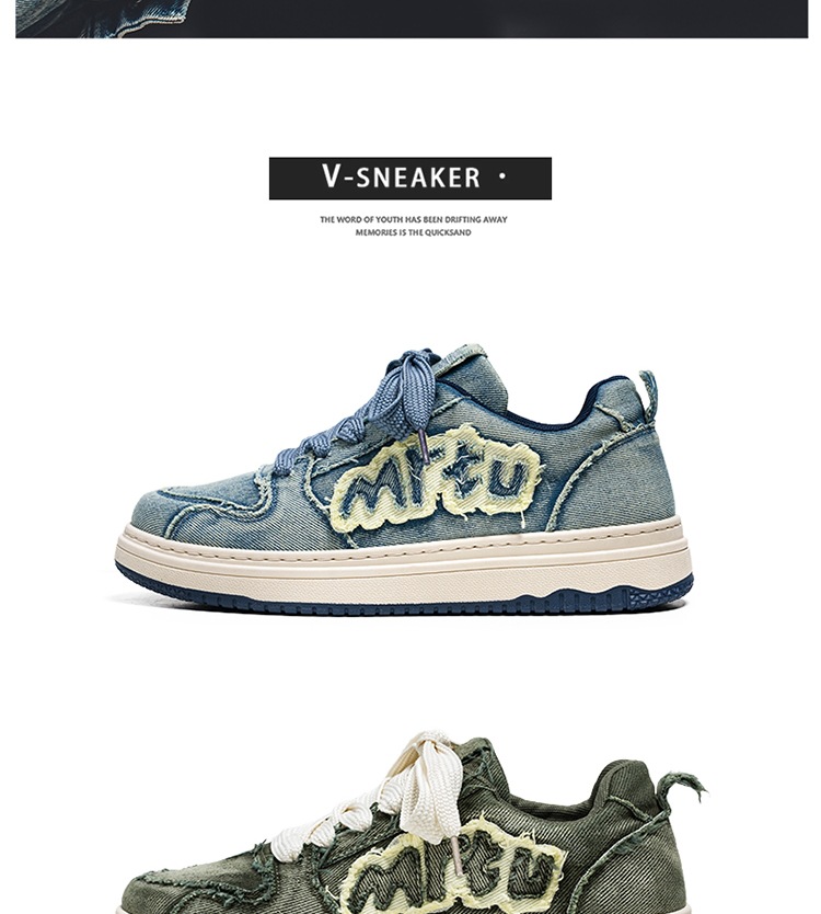 Meiretu Spring/Summer New Men's Shoes Denim Breathable Thick-Soled Ins Trend Casual Retro Canvas Shoes 992 3 O1CN01jeVRJH1YyfpvzeTpN !!2212671423128 0 cib