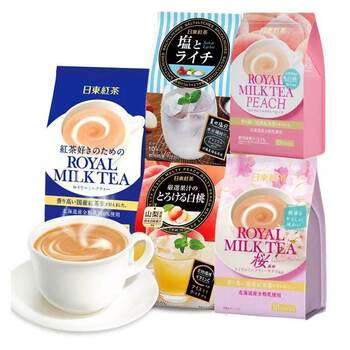 Japanese Imported Royal Nitto Black Tea Milk Tea Royal Milk Tea Instant Bagged Popular Classic Original Milk Tea