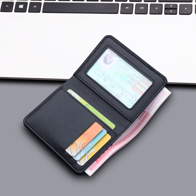 Vertical men's wallet cross-border card bag wholesale ultra-thin men's wallet anti-degaussing simple men's wallet