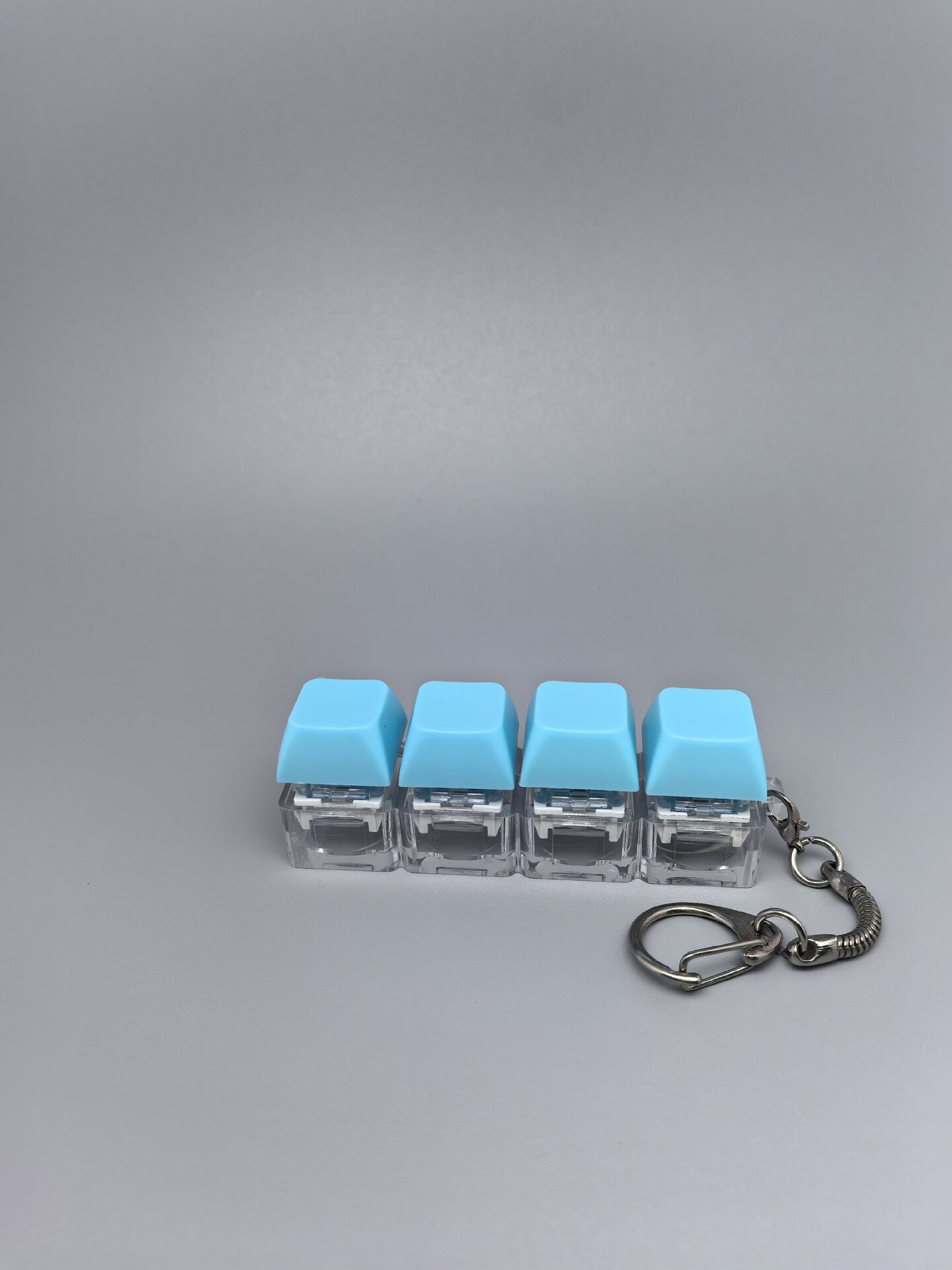 四键马卡龙按键解压玩具钥匙扣键盘办公摸鱼按键解压玩具跨境