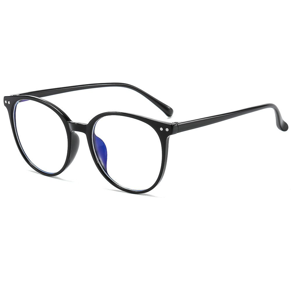 Cross-Border Popular Anti-Blue Light Plain Glasses, Retro Men's Style, Same Model as Mi Ding, Myopia Glasses Frame, Natural Look, Trendy Chinese Style