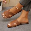 Summer New Slippers for Women to Wear Indoors and Outdoors at Home, Fashionable Rhombus Foreign Trade Cross-Border