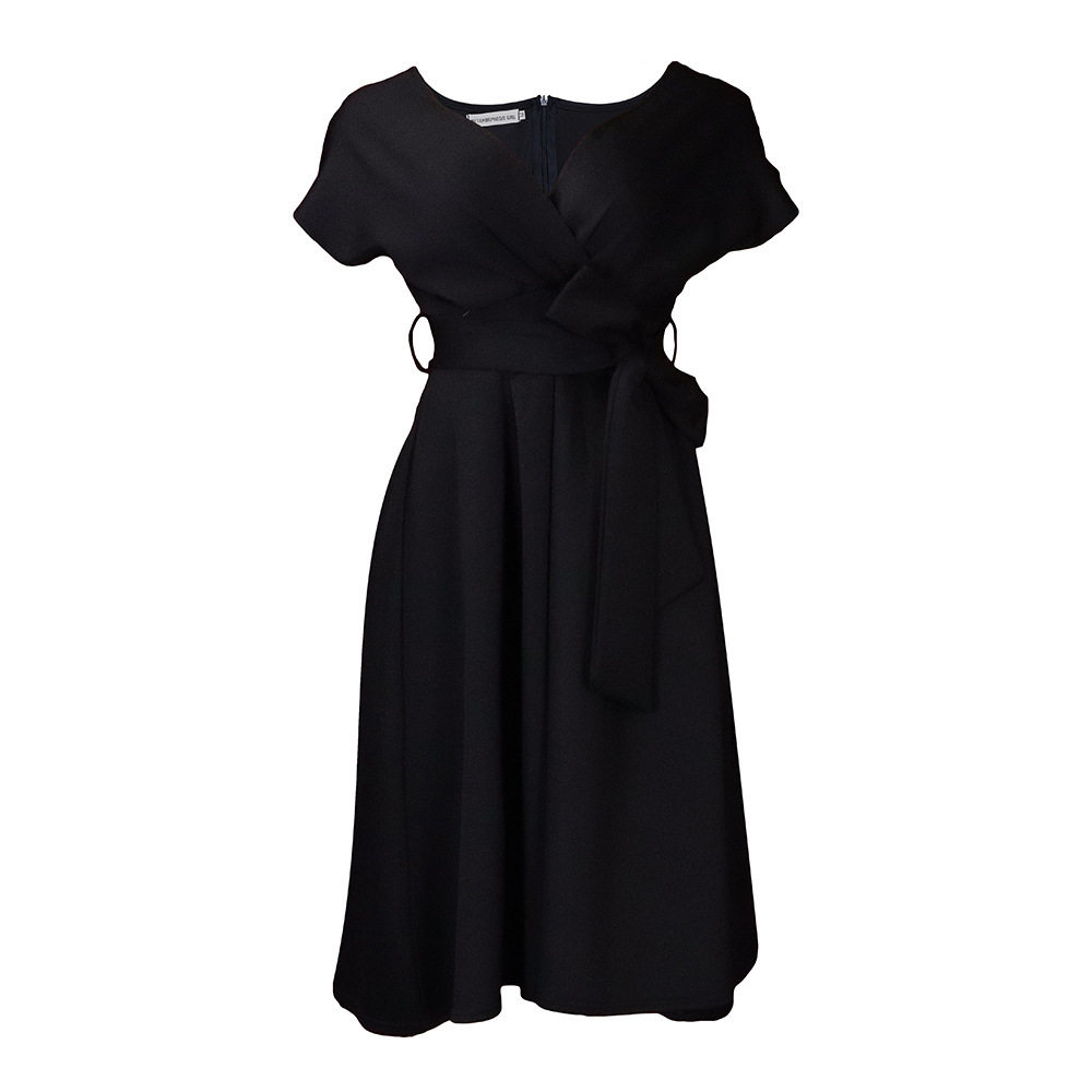 Plus Size African Womens Evening Dress Short Sleeve V Neck Off Shoulder Flared Hem Elegant Party Wear Wholesale