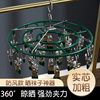 Clothes hanger multi-clip household baby clothes clip hanging balcony cool inner hanger multi-functional drying socks artifact stainless steel