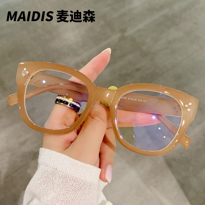 Jett 5039 retro myopia frame glasses factory wholesale cross-border glasses frame new box anti-blue light glasses