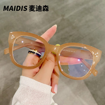 Jett 5039 retro myopia frame glasses factory wholesale cross-border glasses frame new box anti-blue light glasses