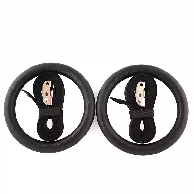 28mm lifting ring with 2.5cm webbing/1 pair Birch Adult Adjustable Gymnastics Household Children's Boosting Stretch Ring Sports Fitness Ring