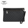 Falai Armani Light Luxury Plaid Men's Handbag Casual Easiest for Match Folder Bag Business Casual Men's Bag Underarm Bag Trendy