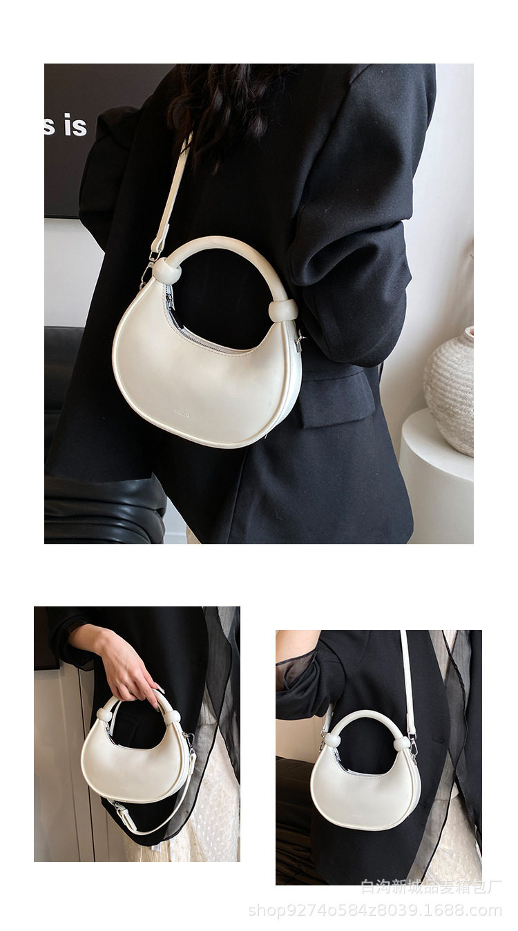 French Niche Elegant Handheld Small Bag Women's Bag New Trendy Fashion Shoulder Bag Foreign Style Crossbody Dumpling Bag 8 O1CN01jiBo4d2HKyDM6AwAR !!2215913929133 0 cib