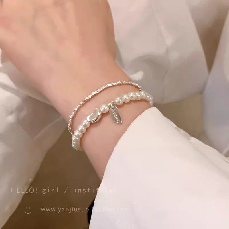 2025 Popular Pearl Bracelet for Women, Versatile and High-End, New Chinese Style Retro Bracelet, Elegant Butterfly Bracelet Wholesale