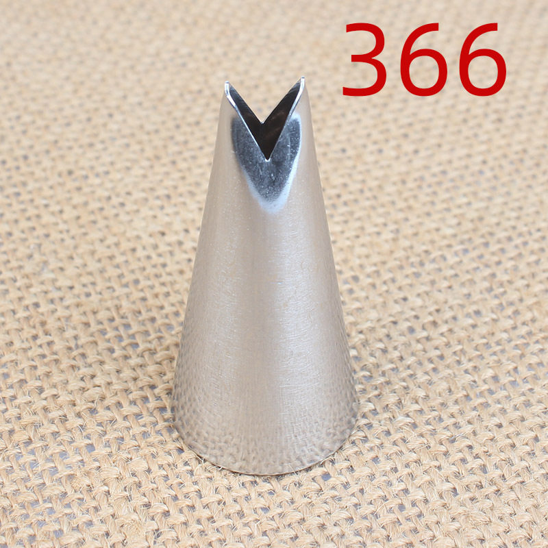 366 # Насадка для украшения мясистых листьев из нержавеющей стали 304 сварка, полировка, выпечка DIY инструмент средний