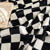 New Checkerboard Flannel Blanket Thickened Blanket Nap Blanket Foreign Trade Gift Blanket Wholesale
