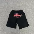 809 black and red shorts 70