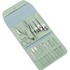 Folding bag 16 piece set nail clippers suit nail clippers nail clippers pedicure tools scissors ear spoon suit wholesale